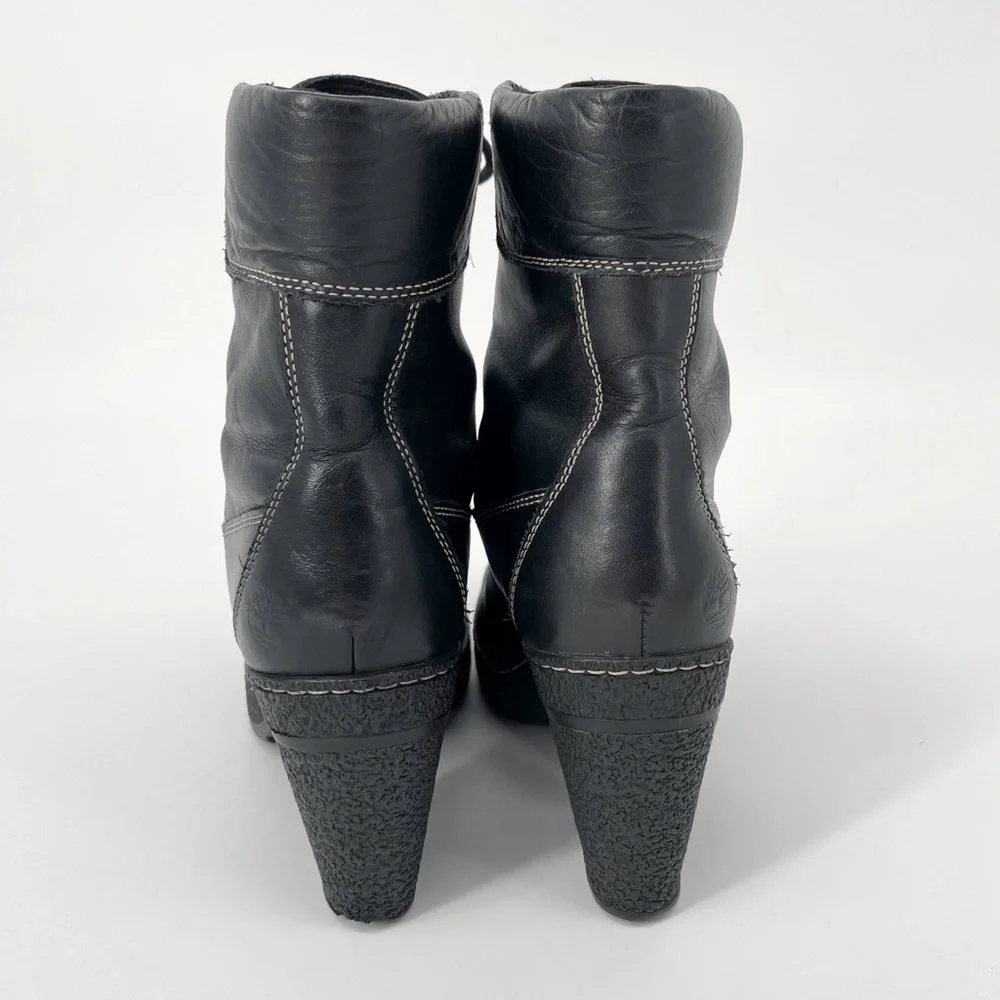 Timberland Black Lace Up Boots - Picture 3 of 8